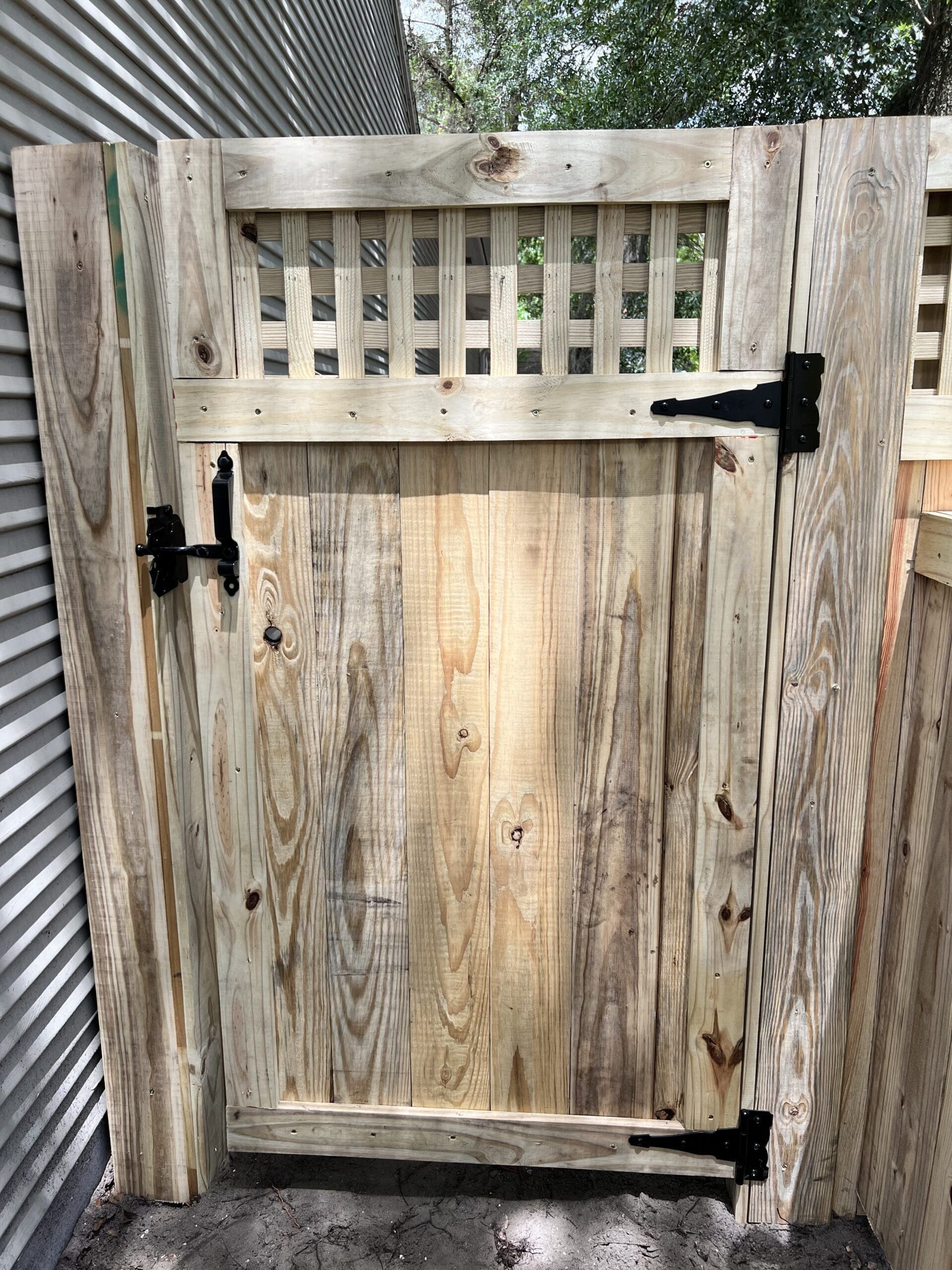 small wooden gate