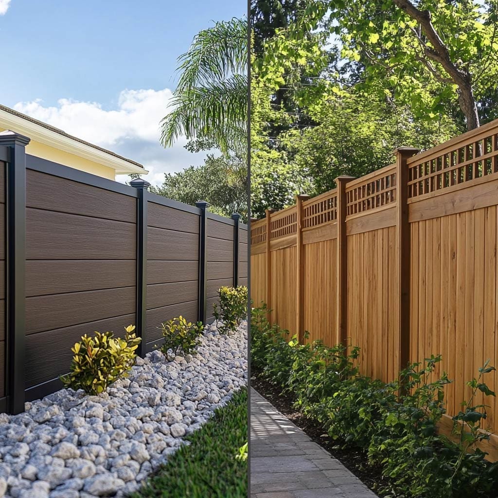 does composite fence cost more or wood fence