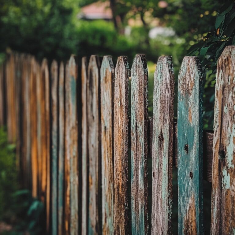 old fence that needs to be replaced